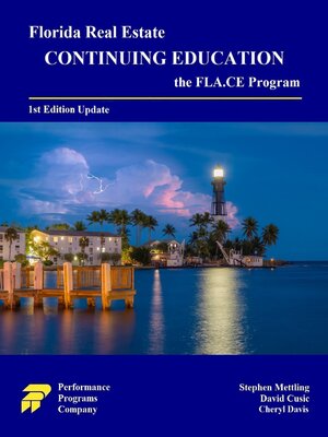 cover image of Florida Real Estate Continuing Education: the FLA.CE Program